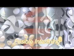 fusible interlining high temperature resistant polyester for ironing