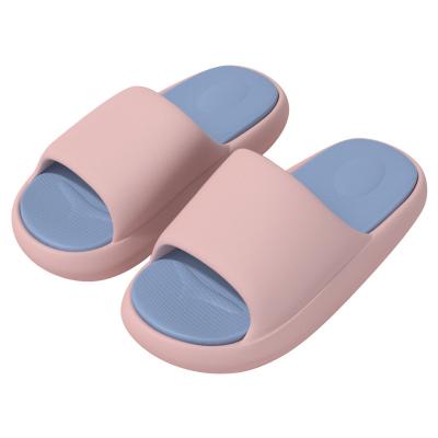 China 2022 New Couple Sandals Women's Thick Bottom Breathable Summer Slides Tide Room Summer Home Slippers Inside and Outside Non-slip Te koop