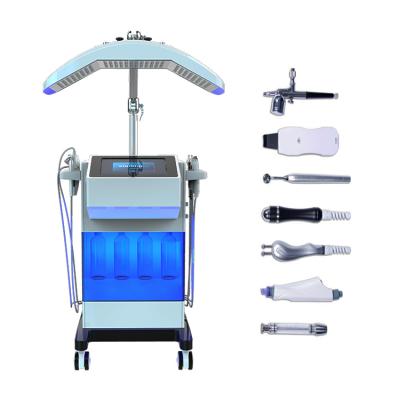 China Pigment Removal 8 in 1 Multifunctional Oxygen Jet Hydraulic Facial Dermabrasion Skin Care Machine for sale