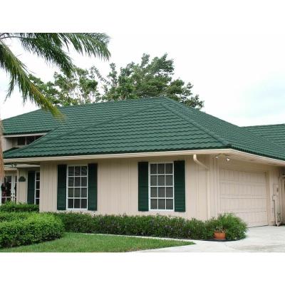 China Fireproof Aluminum Zinc Roof Tile Stone Coated Roman Metal Roofing Sheet for sale