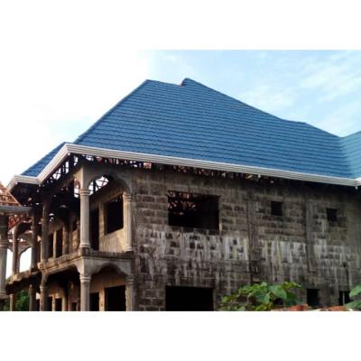 China colorful stone coated fireproof metal roof price in philippines for sale