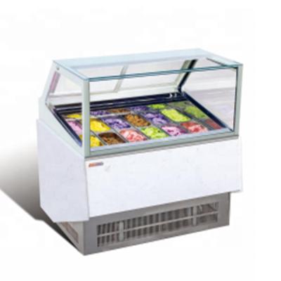 China Single-Temperature Ice Cream Display Cabinet Freezer Trade Show Case for sale