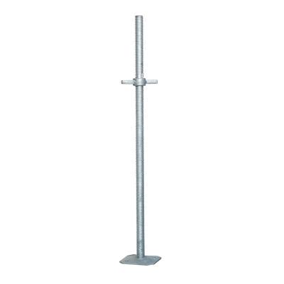 China Construction Q235 Adjustable Screw scaffolding Base Jack hollow base jack 34 X 600 mm en venta