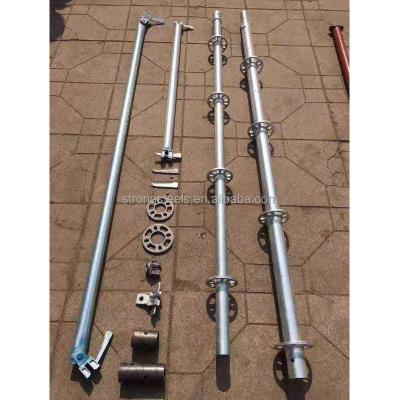 China Modern China Q235 Q345 Steel Ringlock scaffolding system Ringlock for sale  Whole set ringlock scaffolding total new à venda