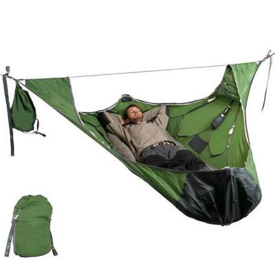 China Camper Hiking Travel Beach New Design Strength Hammock Outdoor Portable Tent With Waterproof Mosquito Net Camping Rise for sale