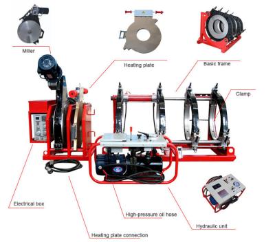 China Manual Hydraulic Butt Fusion Machine Semi Automatic Of Hdpe SHT1200-SHY for sale