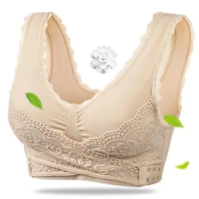 China New Plus Size Fashion Sports Bra Simple Lace Sports Bra for sale