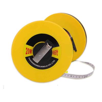 China ABS & Stainless Steel Industrial 20M 30M 50M Retractable Double Side Long Soft Fiberglass Measuring Tape Tape Measure 50 M for sale