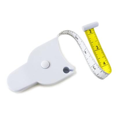 China ABS & Stainless Steel 150mm BMI Measurement body tape measure automatic telescopic Tape measures for sale