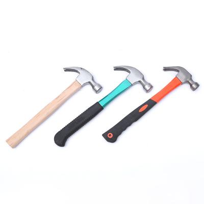 China Nail Hammer Professional Fiberglass Handle Strong Magnetic Claw Hammer Mallet Martillo Gavel Martelo Marteau Wooden Handle Hammer for sale