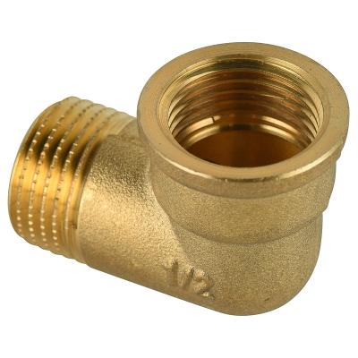 China Hot Sale Brass Thread Fittings Male Female Elbow For Pex Pipe Equal for sale