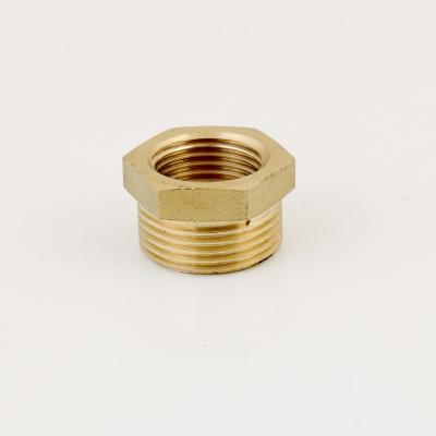 China brass screw thread reducer fittings male female nut for pipe connection equal for sale