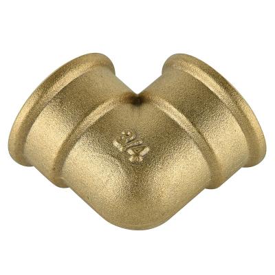 China Brass Screw Fittings Female Thread Elbow For Sanitary Pipe Fitting Fitting Equal for sale