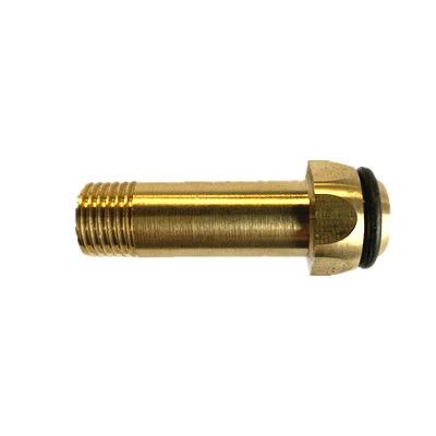 China Brass Gas Fittings Male Connector Short Pole With Fit NBR O Ring NBR Copper Pipe 6cm Thread Equal for sale