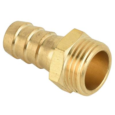 China Brass Gas Fittings Turning Nut Pipe End Copper Pipe Fittings Equal for sale