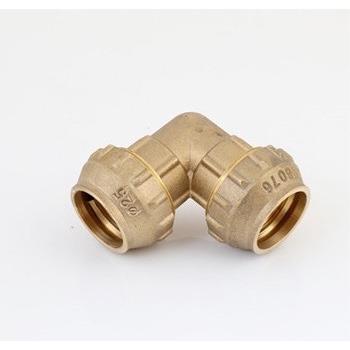 China good quality brass elbow compression fittings for pe pipe equal for sale