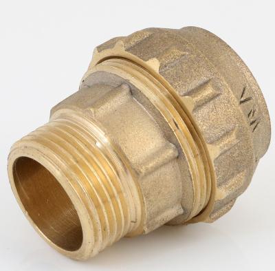 China Higher Quality Male Straight Brass Compression Fittings For PE Fittings Equal for sale