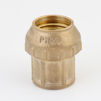 China 20m Water Coupling Reducer Fit Brass Female Straight PE Pipe Compression Equal 25mm 32mm 40mm50mm 63mm75mm 90mm for sale