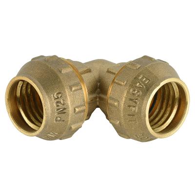 China good quality brass elbow pe compression fittings for pe pipe equal for sale