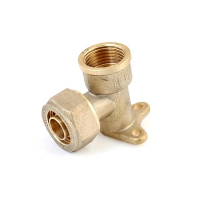 China Brass Compression Wallpalted Pex Pipe Fittings Seat Fittings Hose O Ring Connector Equal Hose for sale