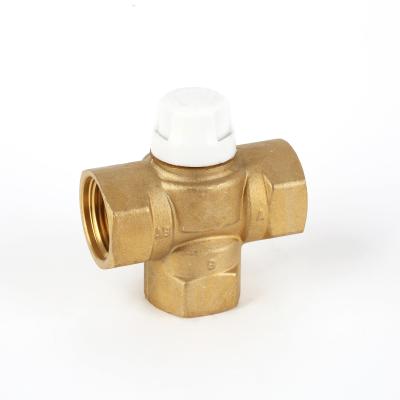 China Customizable best quality home kitchen supplier China radiator manufacture copper thermostatic mixing valve for sale