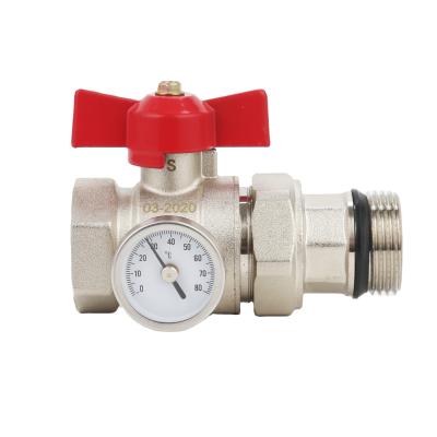 China ZL-4012 General Brass Ball Valve Body Power Conform Thread Material Normal Water Temperature CE Certificate for sale