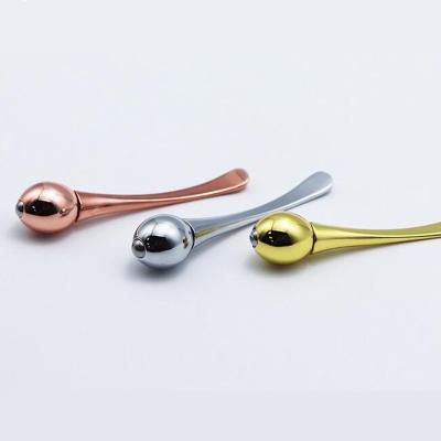 China Ear Care Beauty Tool Metal Massage Stick Facial Eye Cream Applicator Spatula for sale