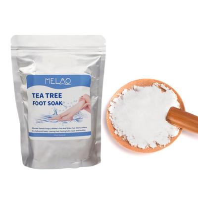 China Foot Spa Tea Tree Oil Foot Soak Epsom Salt And Mint Feet Soak Aids To Nail System Athletes Foot And Stubborn Smell Foot Bath Salt of foot for sale