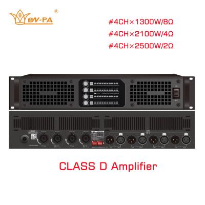 China Pro 4CH Digital Metal Power Amplifier for sale