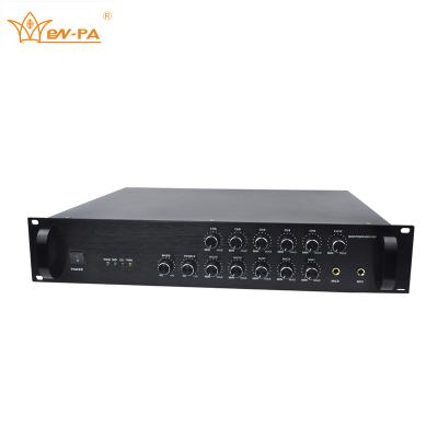 China Hot Aluminum Alloy Panel PA System 120W Power Mixer Amplifier For Sale for sale