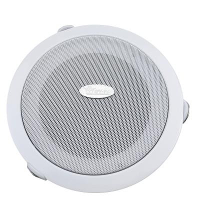 China New Waterproof Shape Hi Fi Ceiling Speakers Surround Dual Tweeter Ceiling Speaker Waterproof ABS PA Speaker Metal Plastic Cover 100V 70V for sale