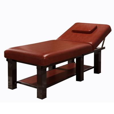 China Modern Salon Massage Spa Bed Facial Massage Beauty Bed Wooden Cosmetic Spa Beauty Bed for sale