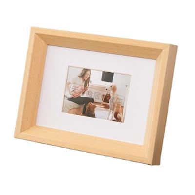 China Best Selling Wood Picture Frame Solid Wood Classy Wooden Picture Frame And Pen Holder Home Decor Picture Frame for sale