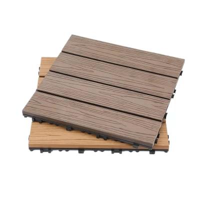 China Modern Custom Plastic Laminate Outdoor Terrace Wpc Balcony Wood Waterproof Decking for sale