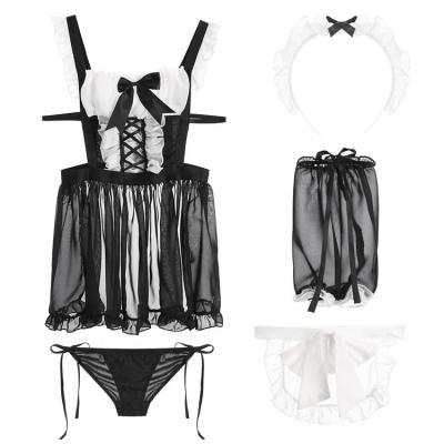 China Sexy Cute Cosplay Costume PoeticExist Temptation Passion Maid Uniform Lingerie Costume for sale