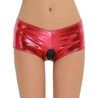 China Material that respects the environment and quality. Hot Sexy Stock PoeticExist Women Underwear Panties Women Leather Panties for sale