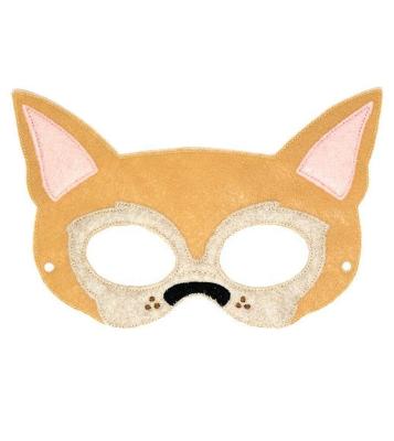 China Soft Custom Handmade Felt Animal Masks Child Mouse and Fox Adult Birthday Party Suppliers PoeticExist for sale