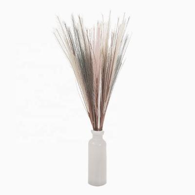 China Fake Flowers Small Artificial Pampas Grass Wedding Home Decor 45-120cm Events Decoration Pampasgras Pampass for sale