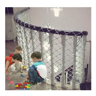 China Durable Environmental Protection Polypropylene Horizontal Raschel Staircase Safety Netting For Kids for sale