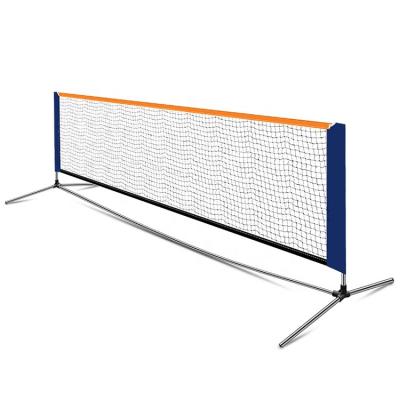 China Badminton / Tennis Used Customized 6.1M Polyethylene Portable Tennis Games Professional Tennis Net for sale