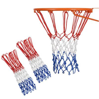 China Factory supplies direct good quality 165g polypropylene three-color basketball nets customized durable for sale