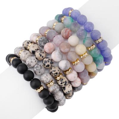 China Daily Vintage Thanks Stone Beads Forest Jewelry Loose Round Beads For Making Wholesale And Retail for sale