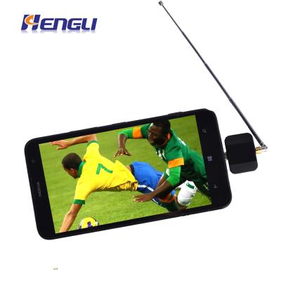 China HD High Speed ​​Outside PAD Mic Live Tv Tuner Watch Tv On Android Phone/Pad Dvb-t2 Mini Tv Receiver for sale