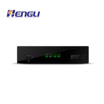 China H.264 / H.265 OEM Indonesia EWS Support Digital DVB-T2 MPEG 4 HD TV Converter DVB-T2 TV Receiver for sale