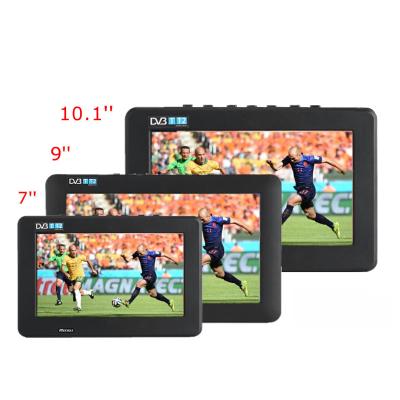 China T2 PORTABLE TV 7 inch dvb handheld LED/LCD TV with H.265 DVB-T2 HEVC Digital Portable TV for sale