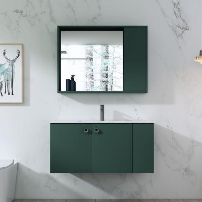 China Factory Direct Foshan Modern Bathroom Vanity Solid Wood With Under Basin Cabinet for sale