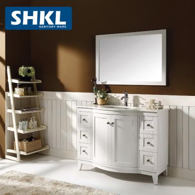 China Environmental Friendly Classic Luxury Bathroom Vanity Cabinets for sale