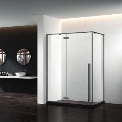 China SHKL Modern Bathroom Corner Shower Cubicle Bath Screen 10mm Rectangular Glass Enclosure For Sale for sale