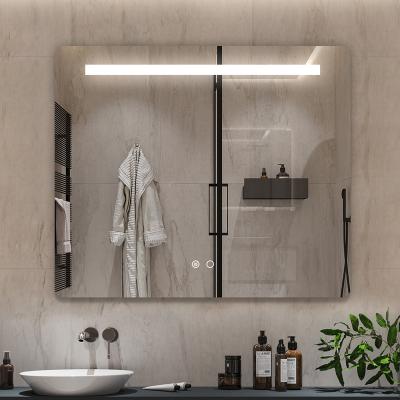 China Magnifying Vanity Led Mirror Light Rectangle Led Electric Bathroom Mirror Light Wall Mirror Bath for sale