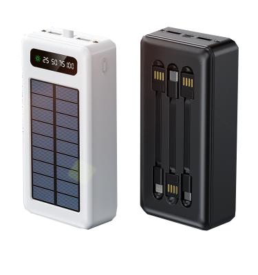 China Solar Power Bank Portable Solar Power Bank 10000mah 20000mah 30000mah 8000mah Usb Charger Energy Banks Mini Outdoor Usb Power Bank Removable Small for sale